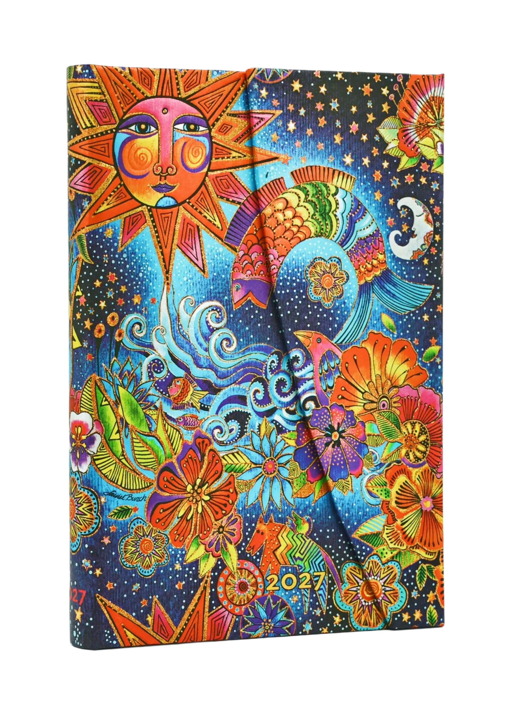 Paperblanks 12-Monatskalender 2027 Himmlische Magie, Mini, Horizontal – Ausgefallene Kreationen