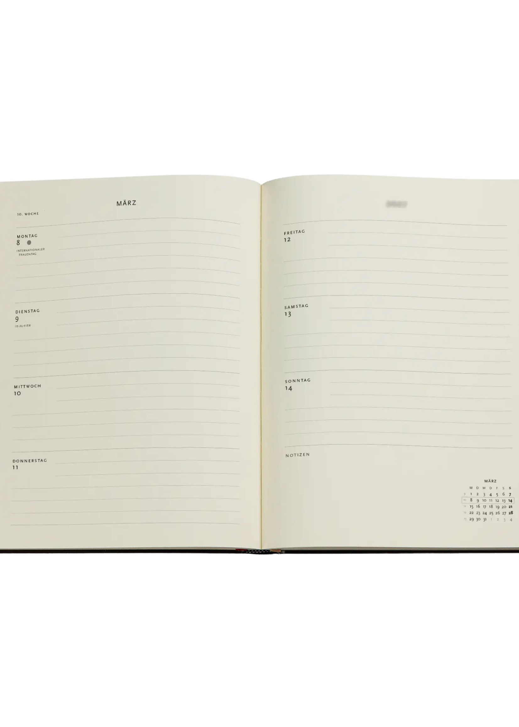 Paperblanks 12-Monatskalender 2027 Die Magie von Wicked, Ultra, Horizontal