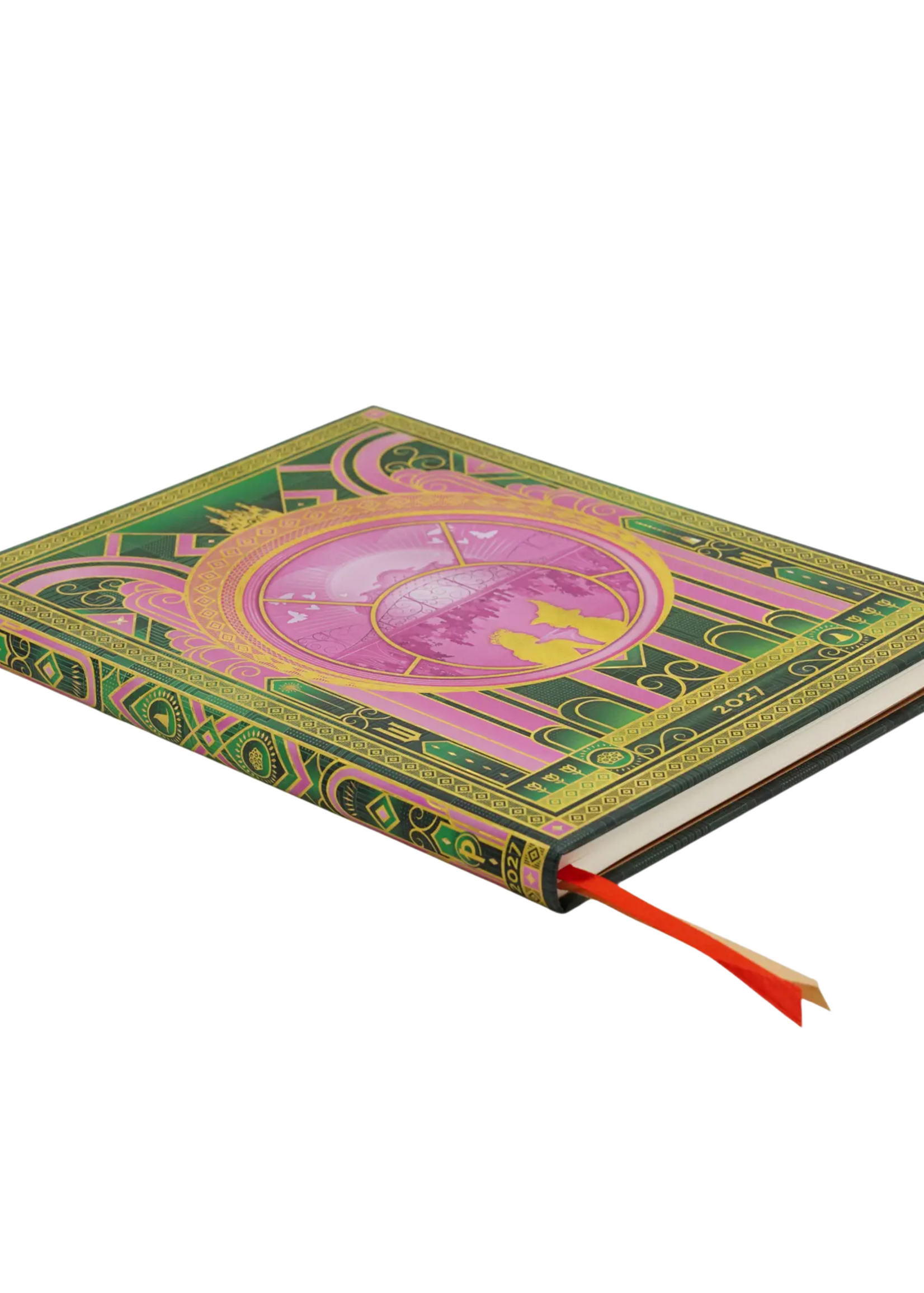 Paperblanks 12-Monatskalender 2027 Die Magie von Wicked, Ultra, Horizontal