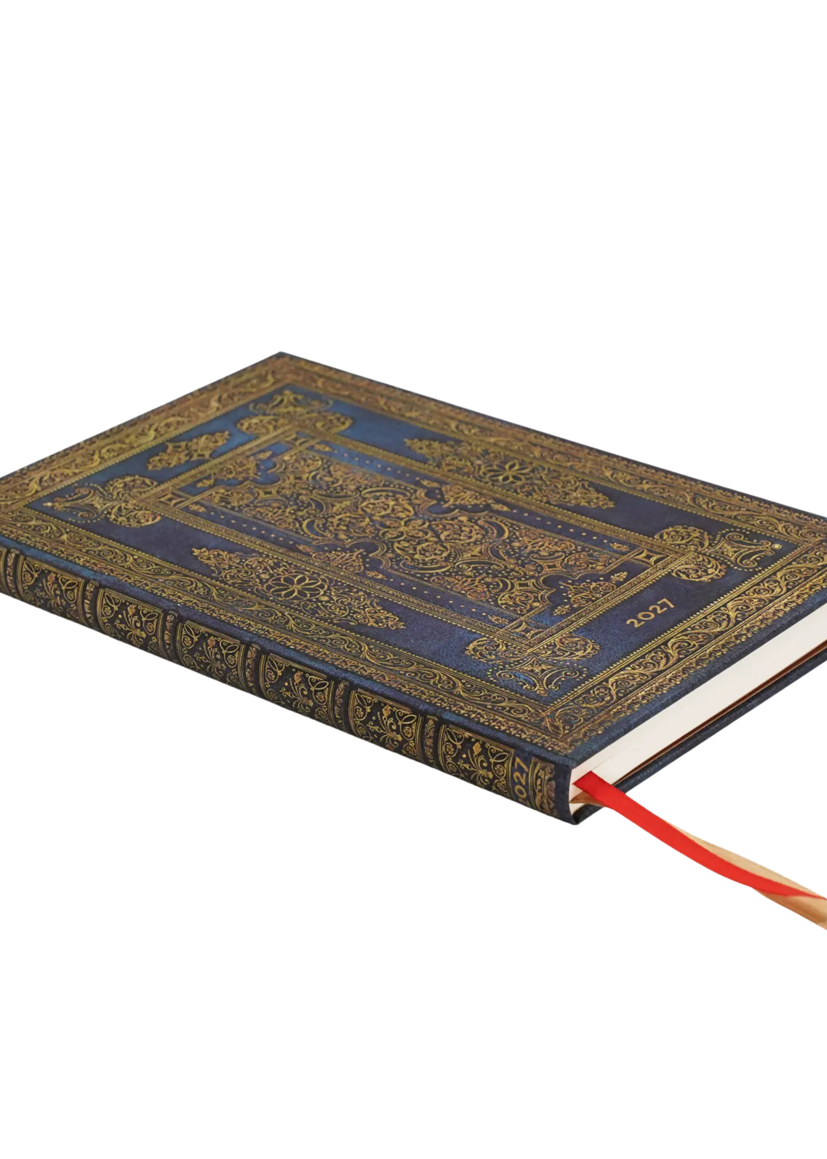 Paperblanks 12-Monatskalender 2027 Blue Luxe, Maxi, Horizontal – Luxe Design