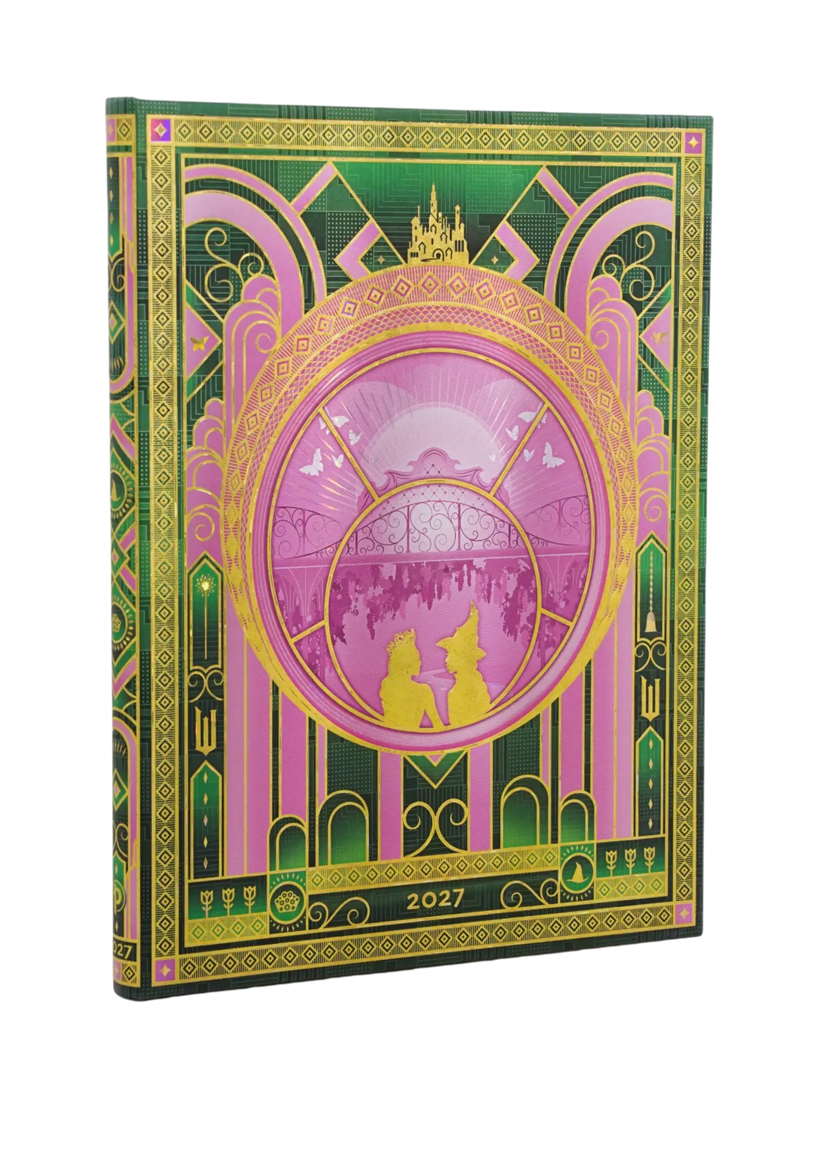 Paperblanks 12-Monatskalender 2027 Die Magie von Wicked, Ultra, Horizontal