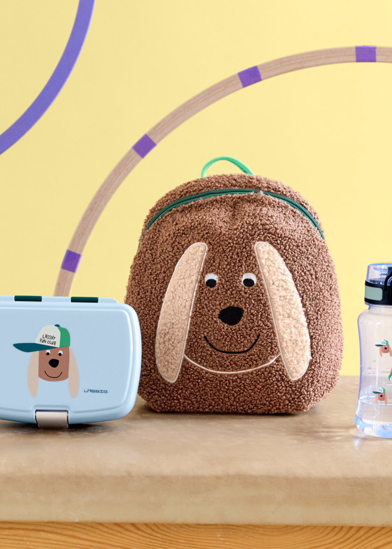 Lässig Fashion Drinking Bottle Tiny Team Dog
