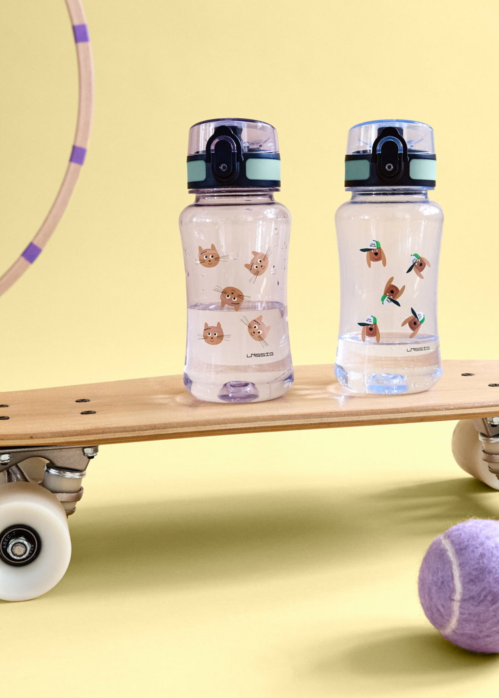 Lässig Fashion Drinking Bottle Tiny Team Dog