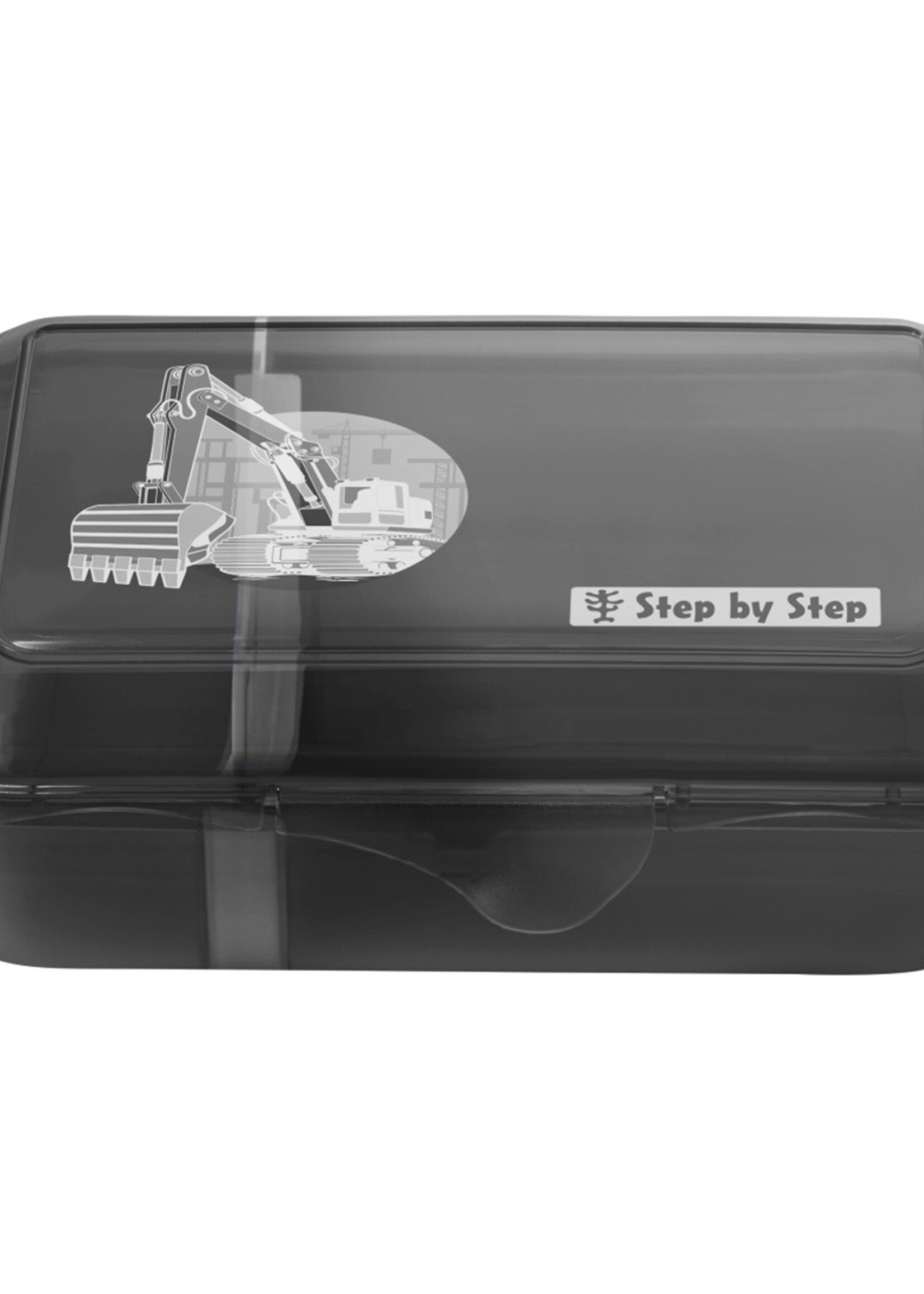 Step by Step Lunchbox "Bagger Rocco", Schwarz