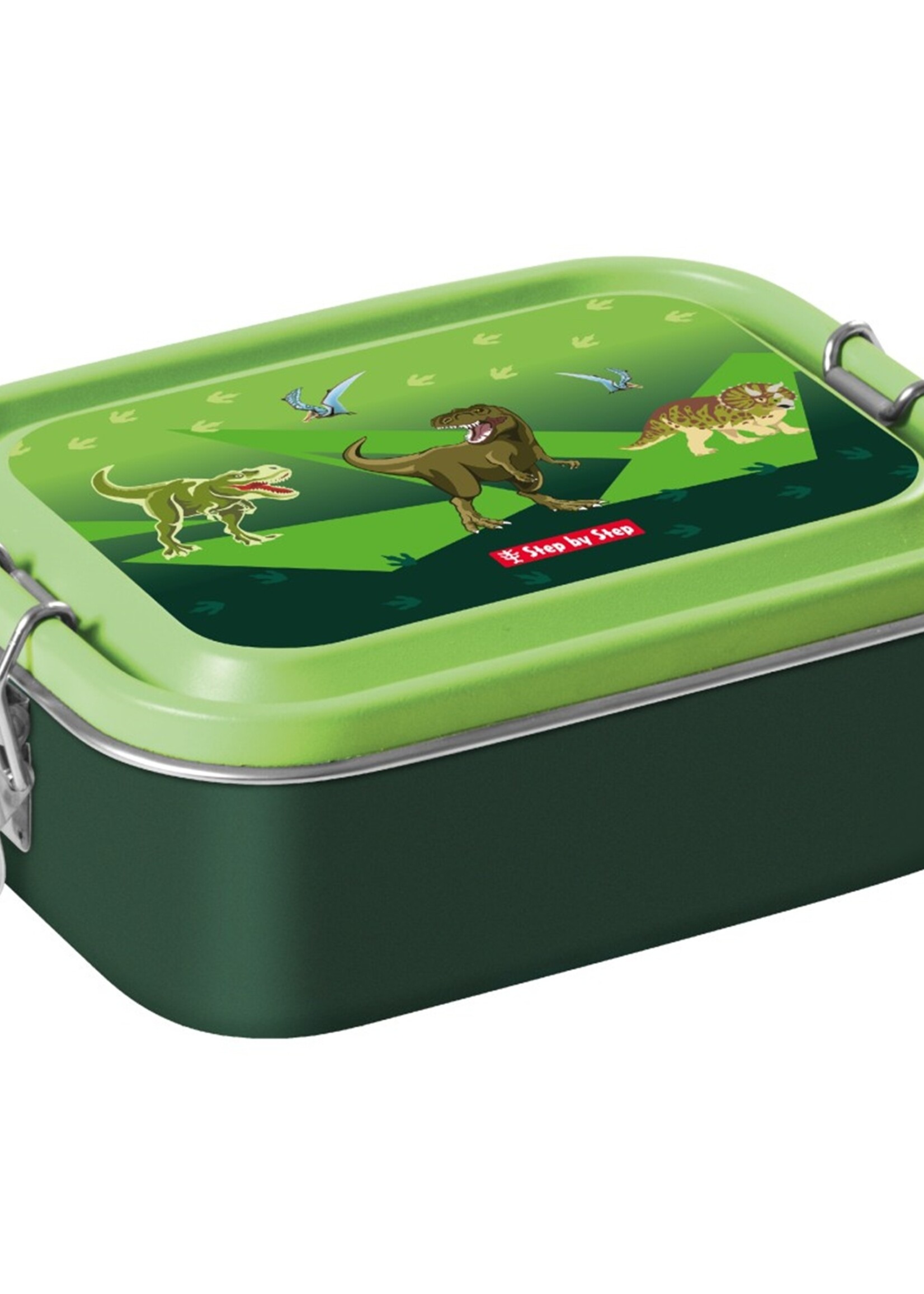 Step by Step Edelstahl-Lunchbox "Dino"