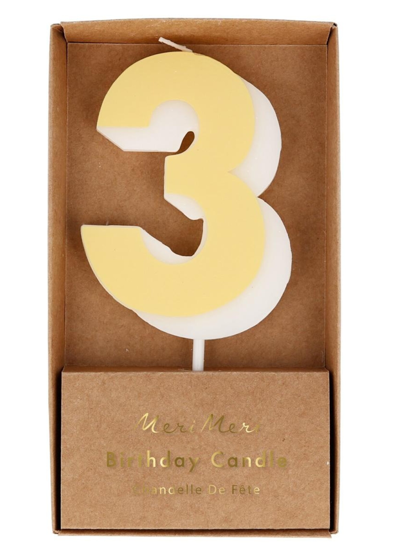 MERI MERI Number Candle 3