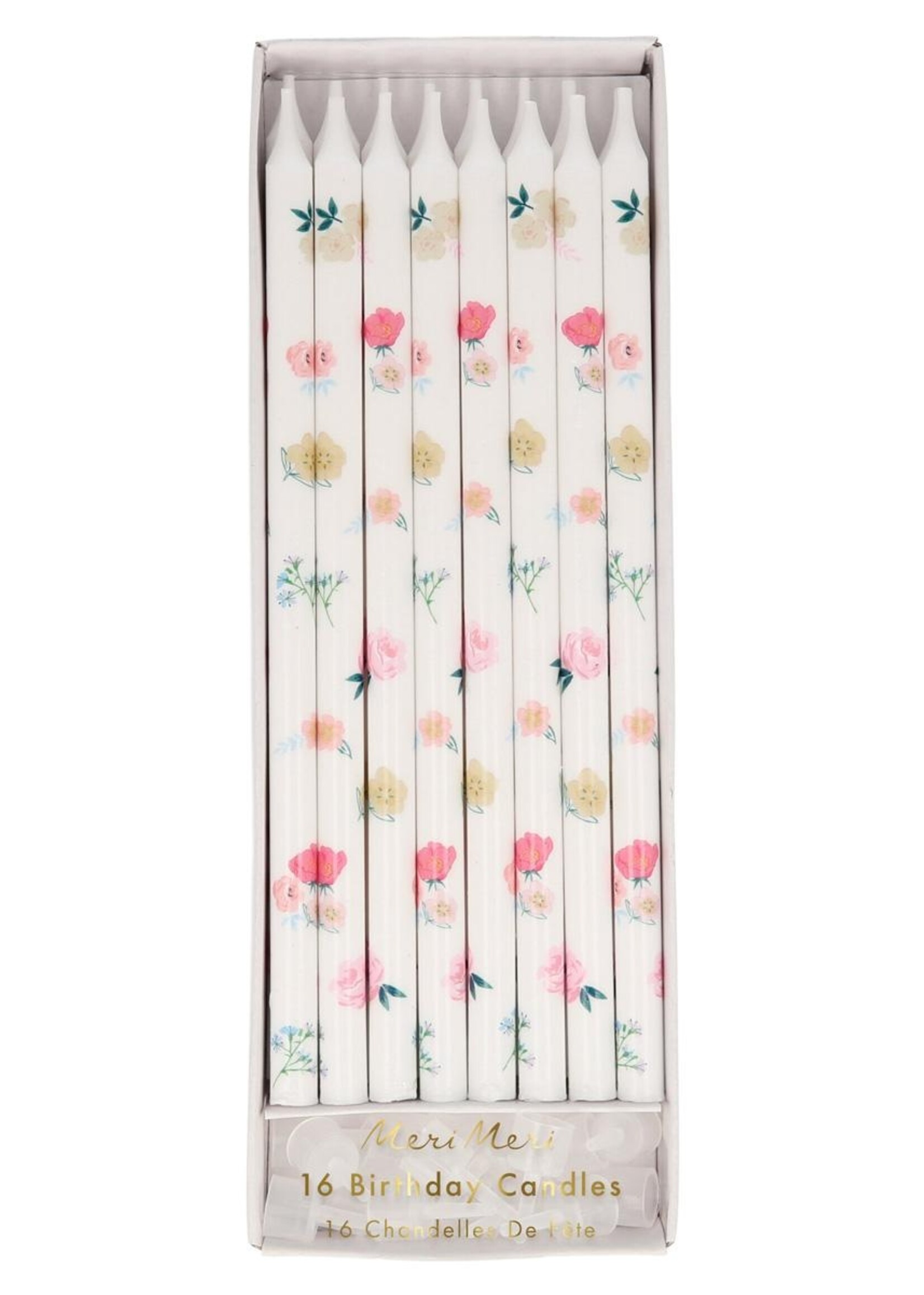 MERI MERI Kerzen Floral Pattern (16 Stück)