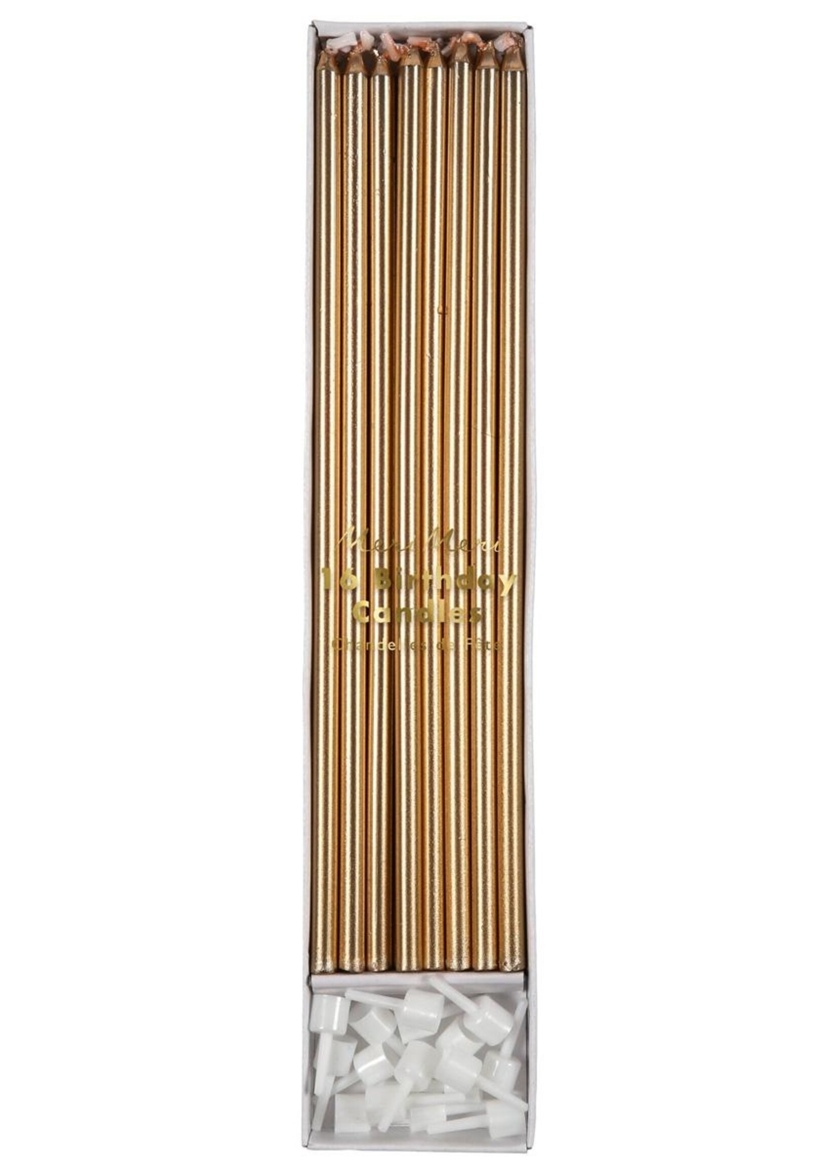 MERI MERI Gold Long Candles