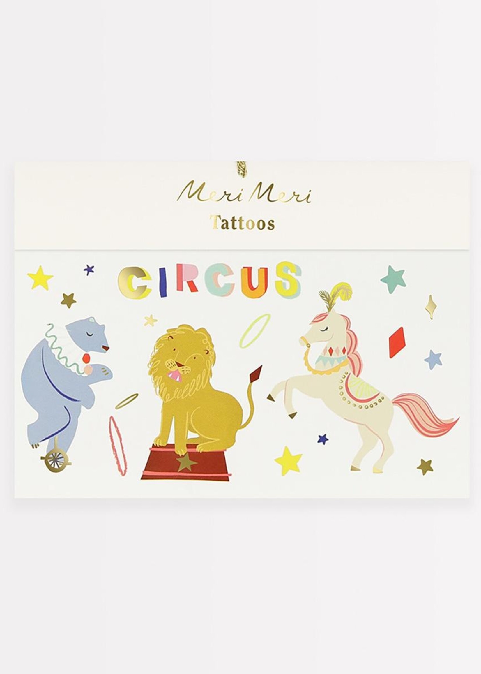 MERI MERI Circus Temporary Tattoos