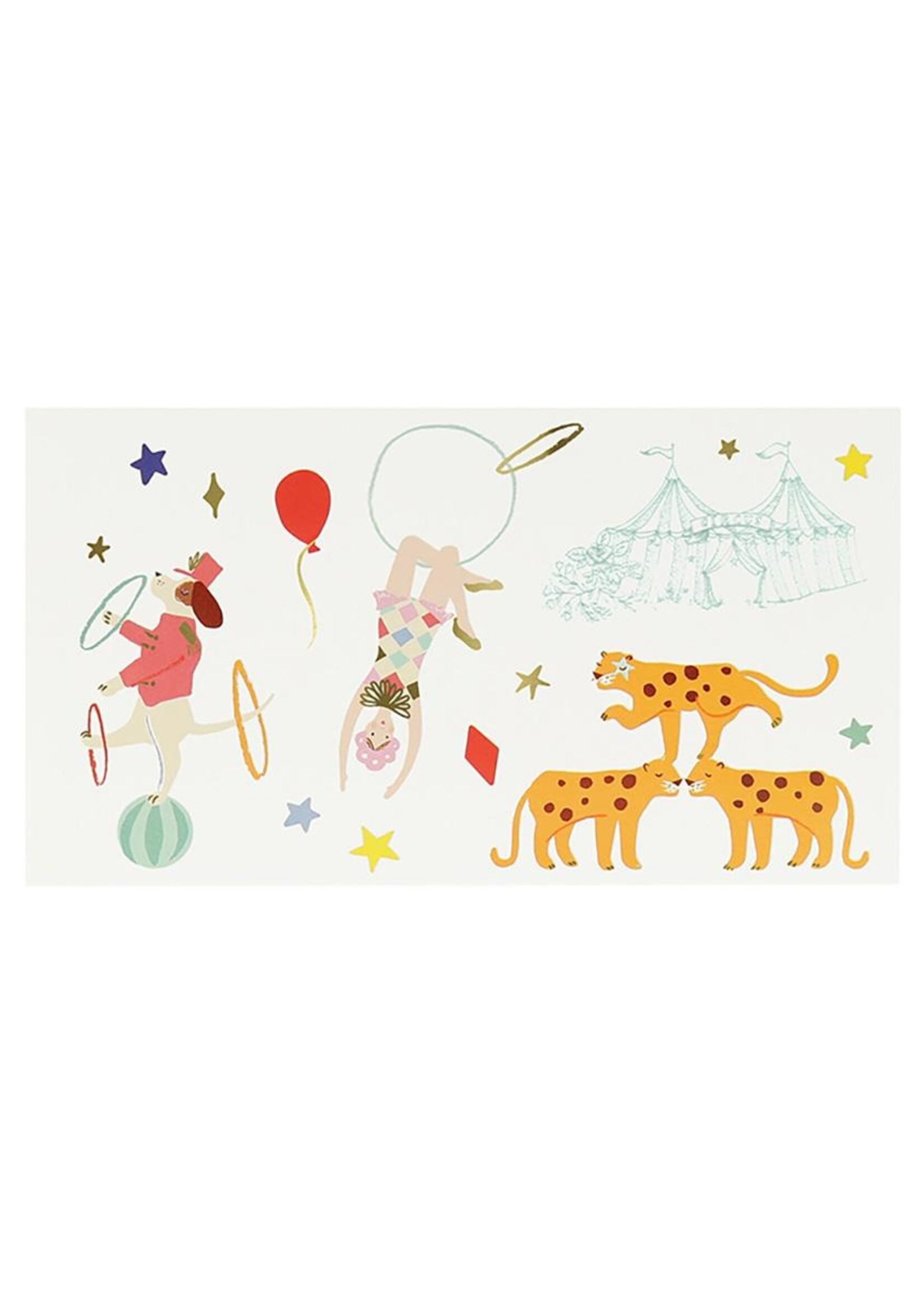 MERI MERI Circus Temporary Tattoos