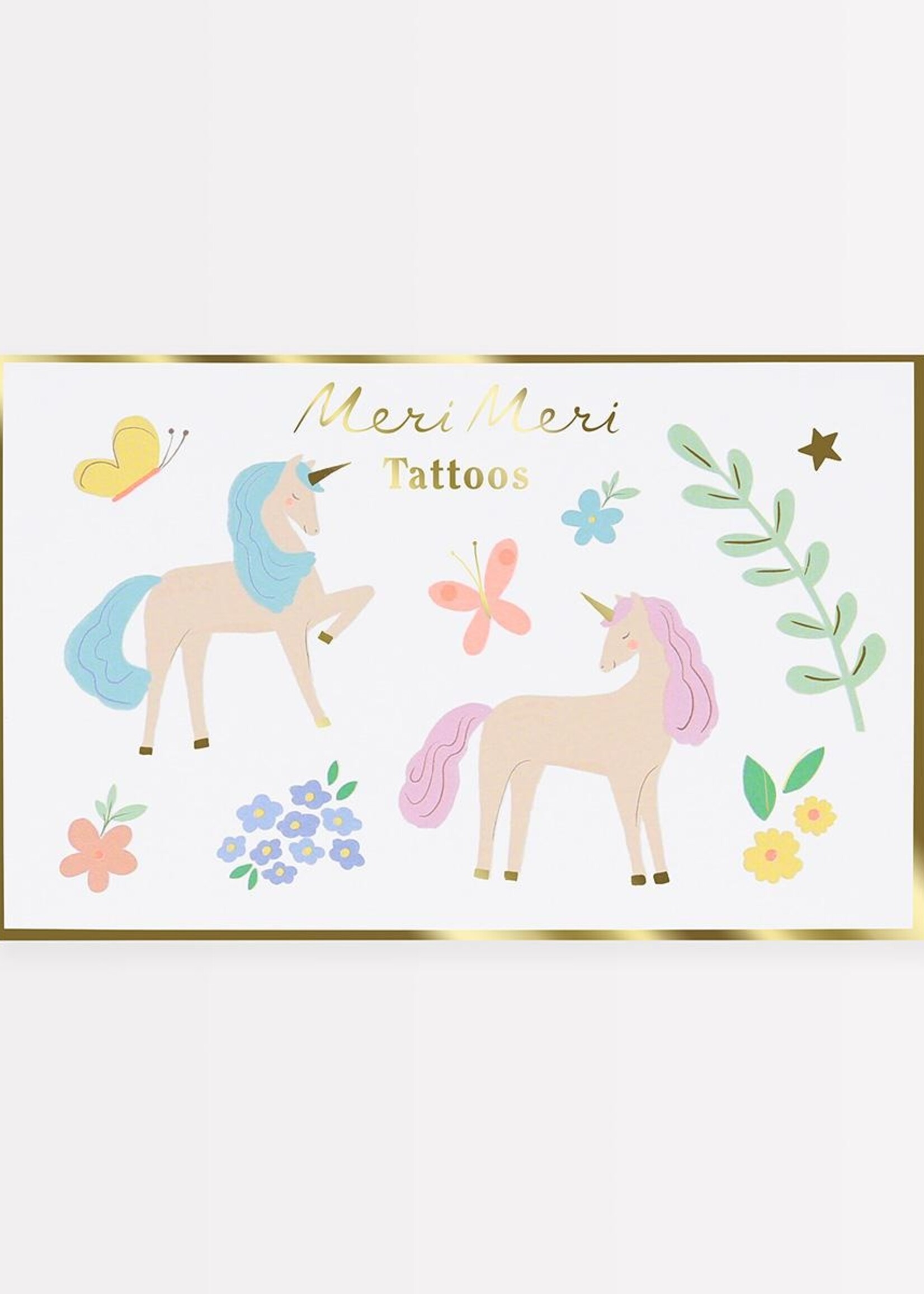 MERI MERI Unicorn Temporary Tattoos