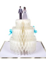 MERI MERI Wedding Cake Honeycomb Card