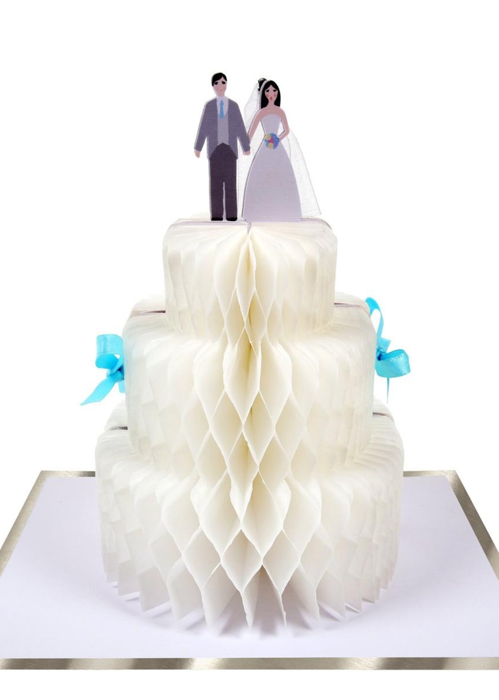 MERI MERI Wedding Cake Honeycomb Card