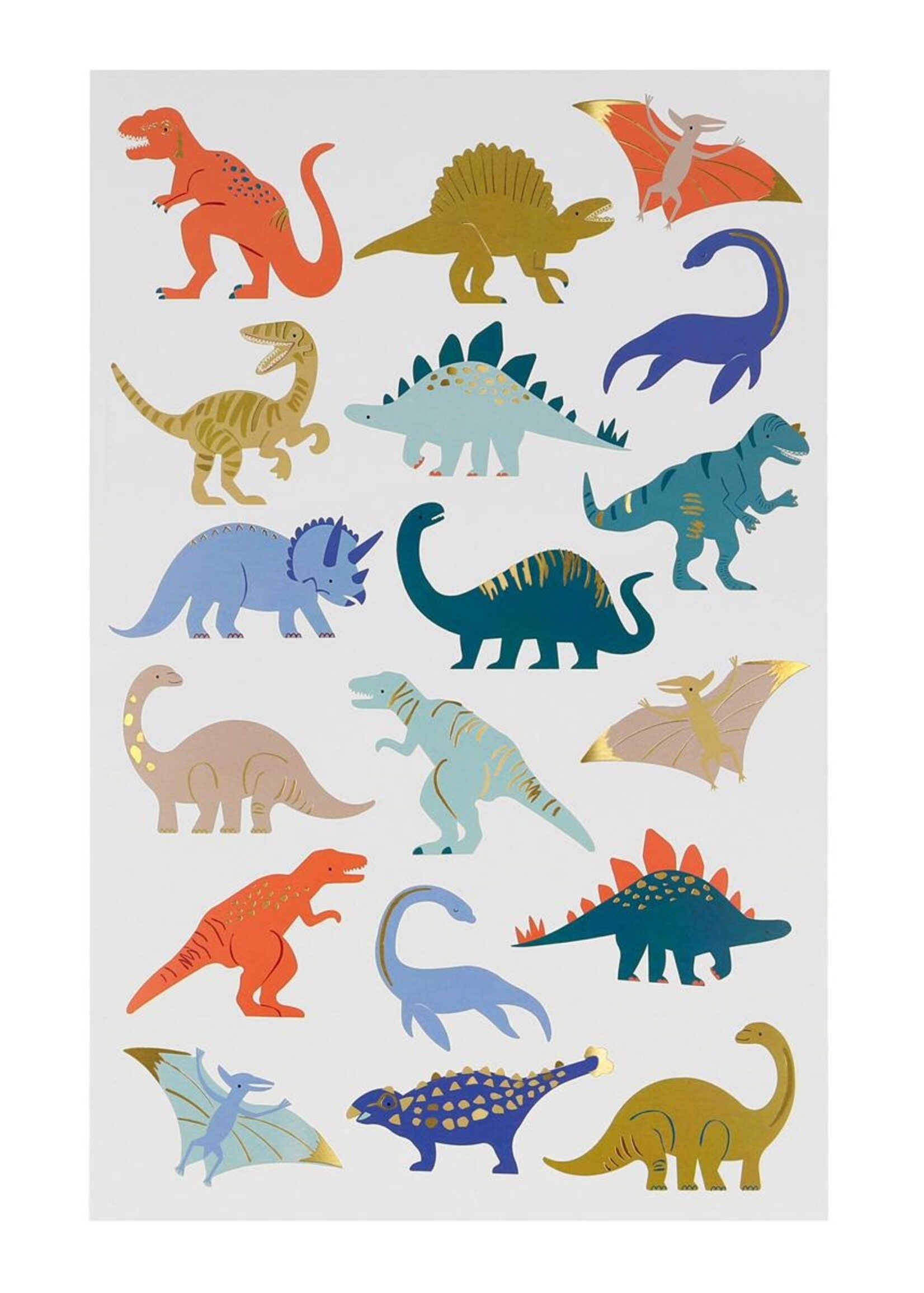 MERI MERI Dinosaurs Tattoo Sheets