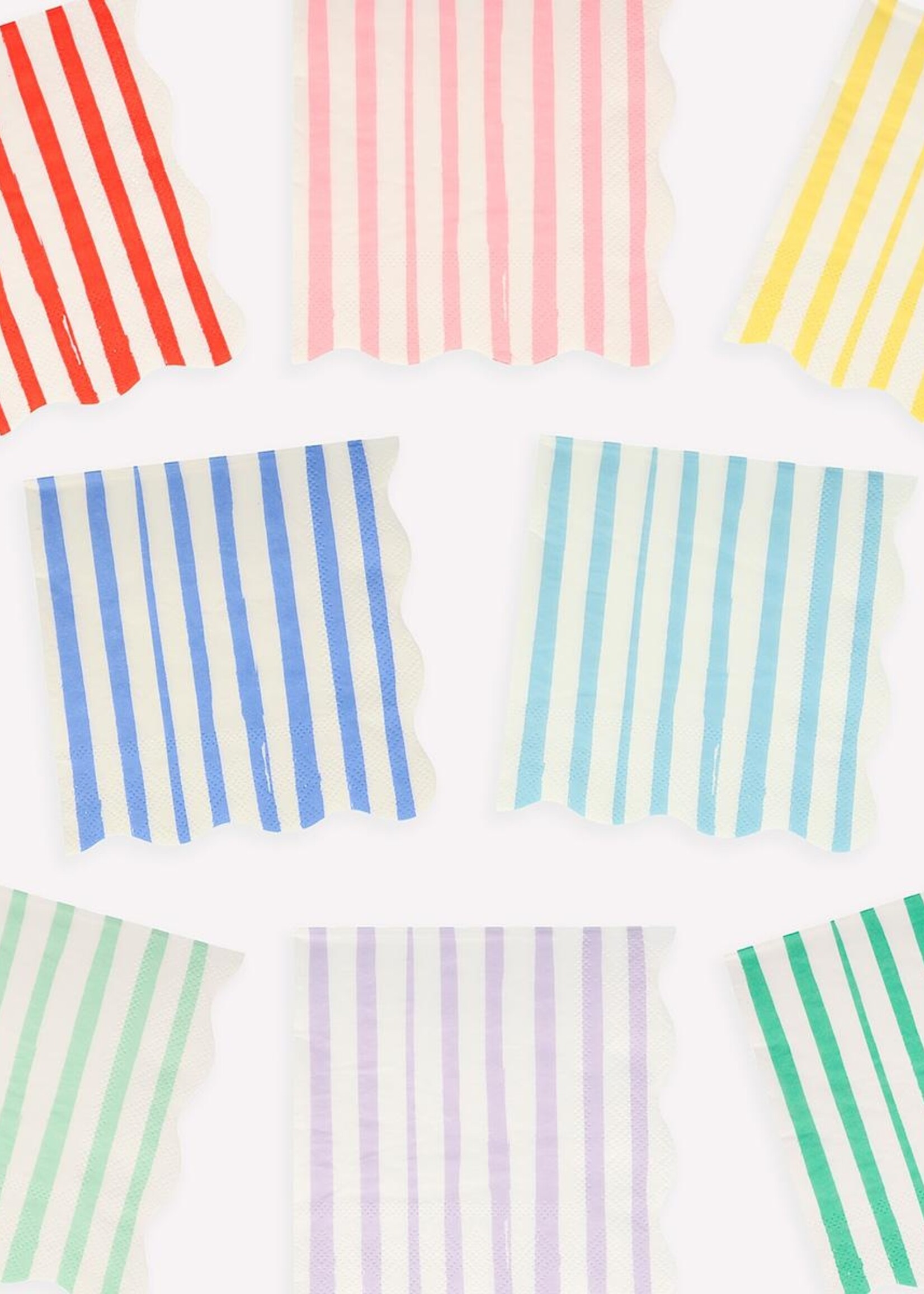 MERI MERI Servietten klein Mixed Stripe (16 Stück)