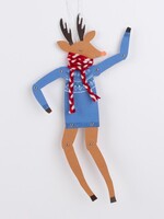 MERI MERI Dancing Reindeer Card