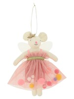 MERI MERI Pink Pompom Mouse Decoration