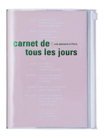 MARKS Mark's DAYS Notizbuch B6 mit Reißverschlusstasche Light Pink