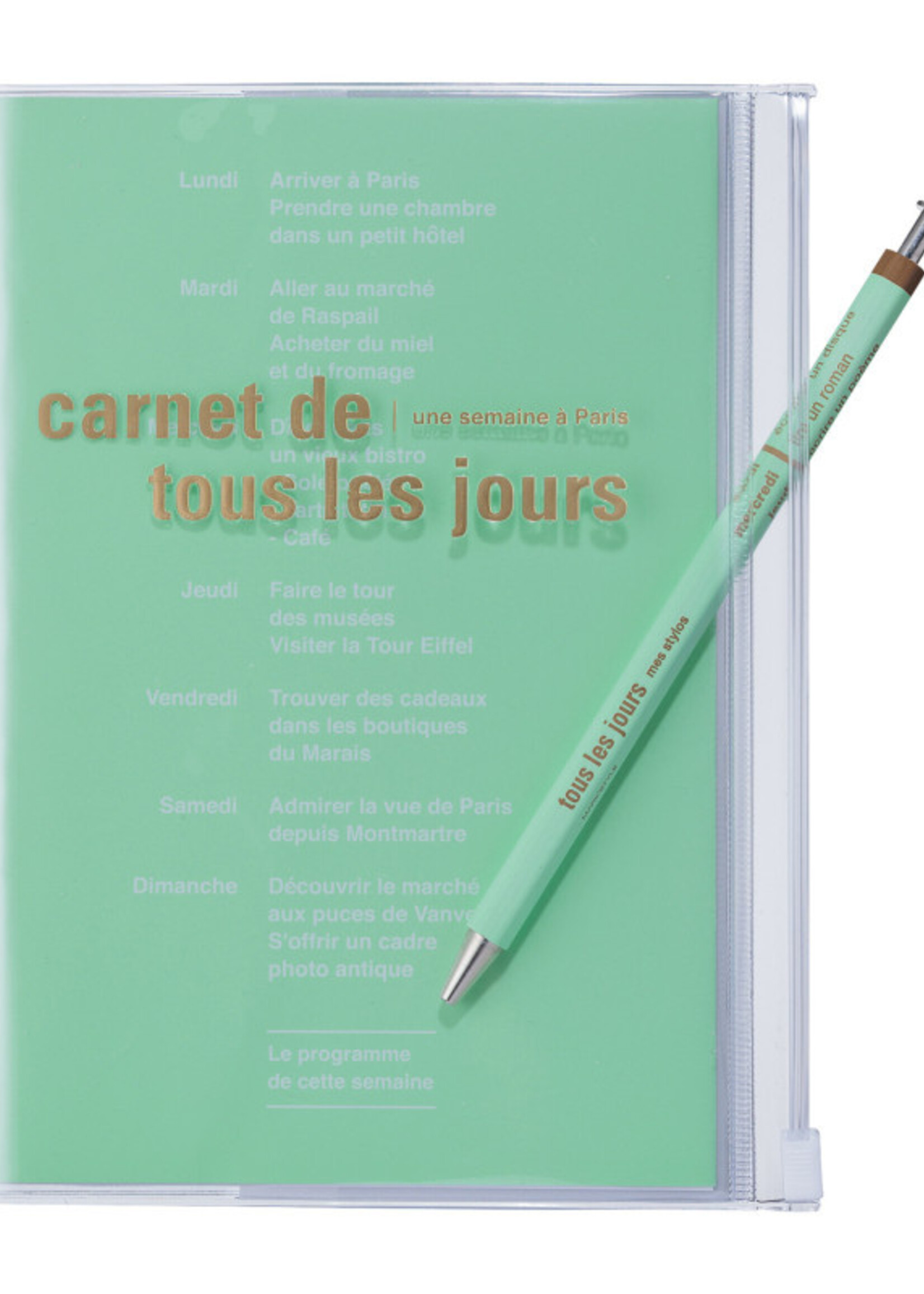 MARKS B6 Zipper Notebook, DAYS