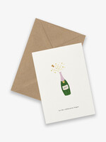 MARKS Kartotek Grußkarte Champagne