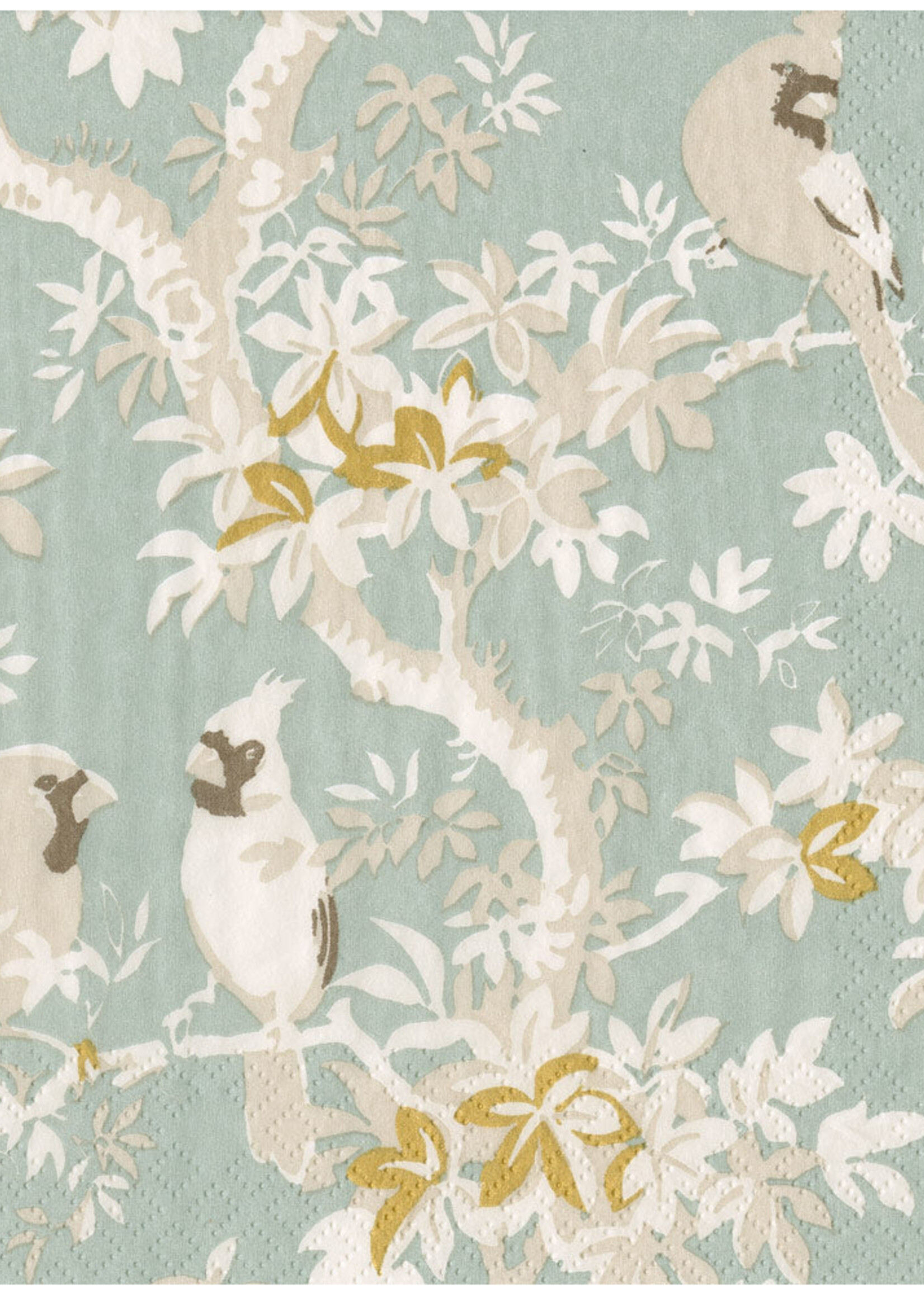 Caspari Serv., Celadon Scenic songbird