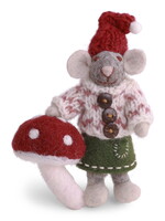 Gry & Sif Small Grey Girly Mouse