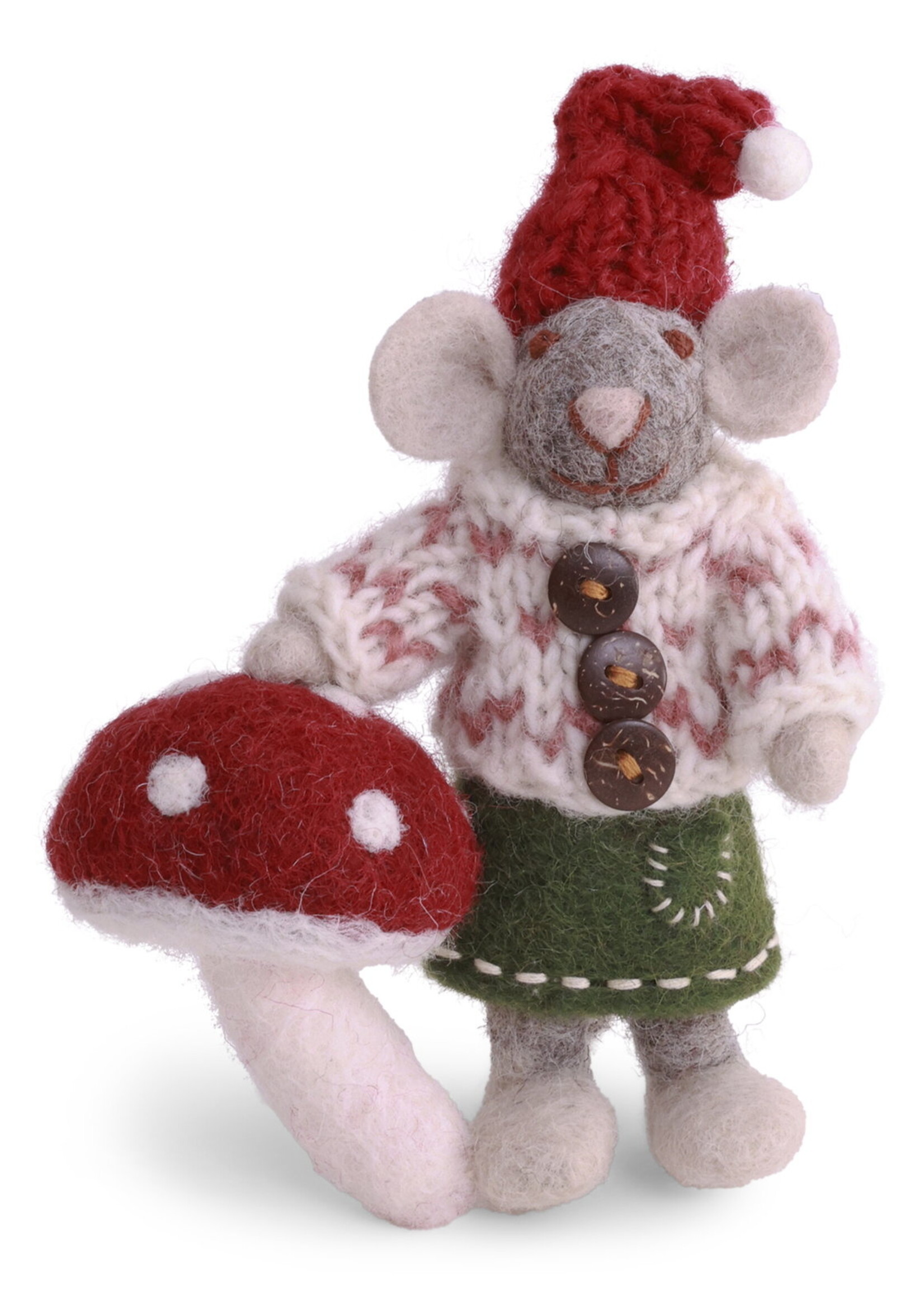 Gry & Sif Small Grey Girly Mouse