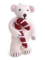 Gry & Sif Small White Polar Bear w/Candy