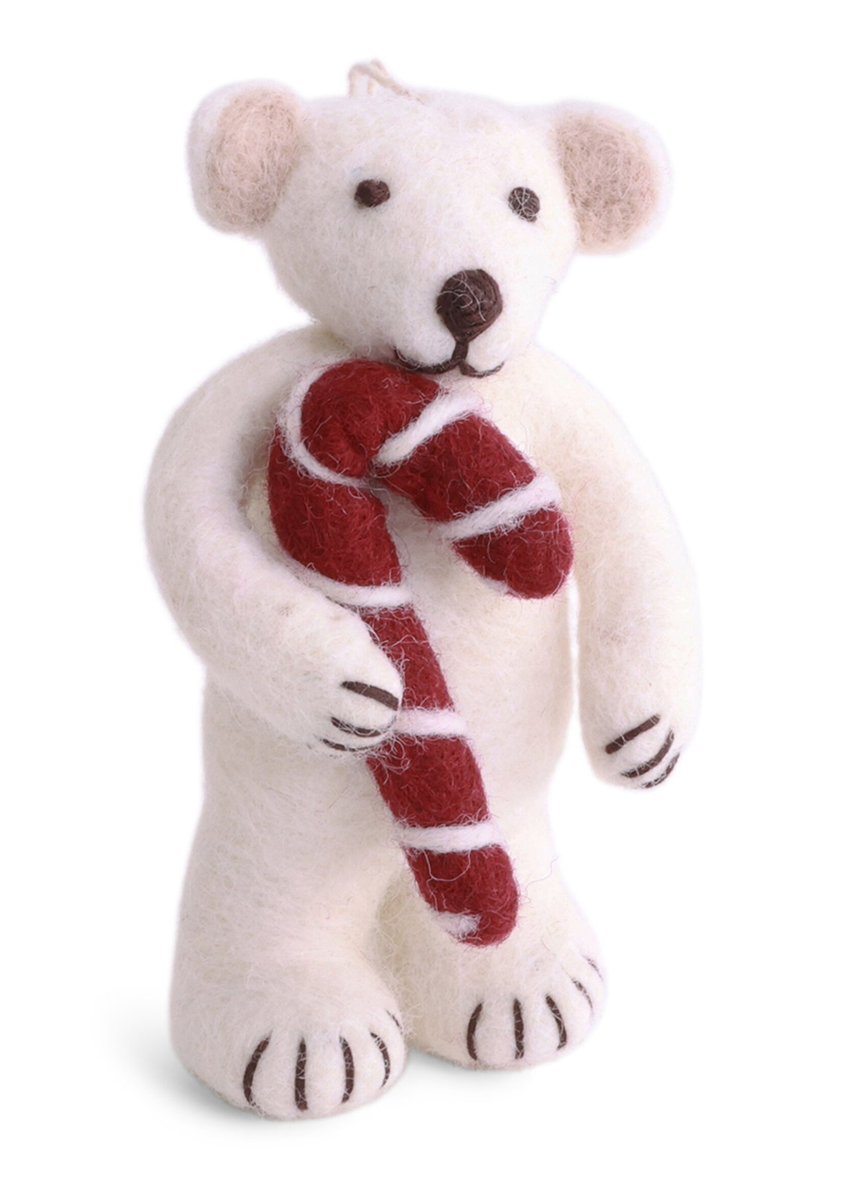 Gry & Sif Small White Polar Bear w/Candy