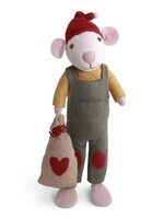 Gry & Sif X-Large White Boy Mouse w/Gift