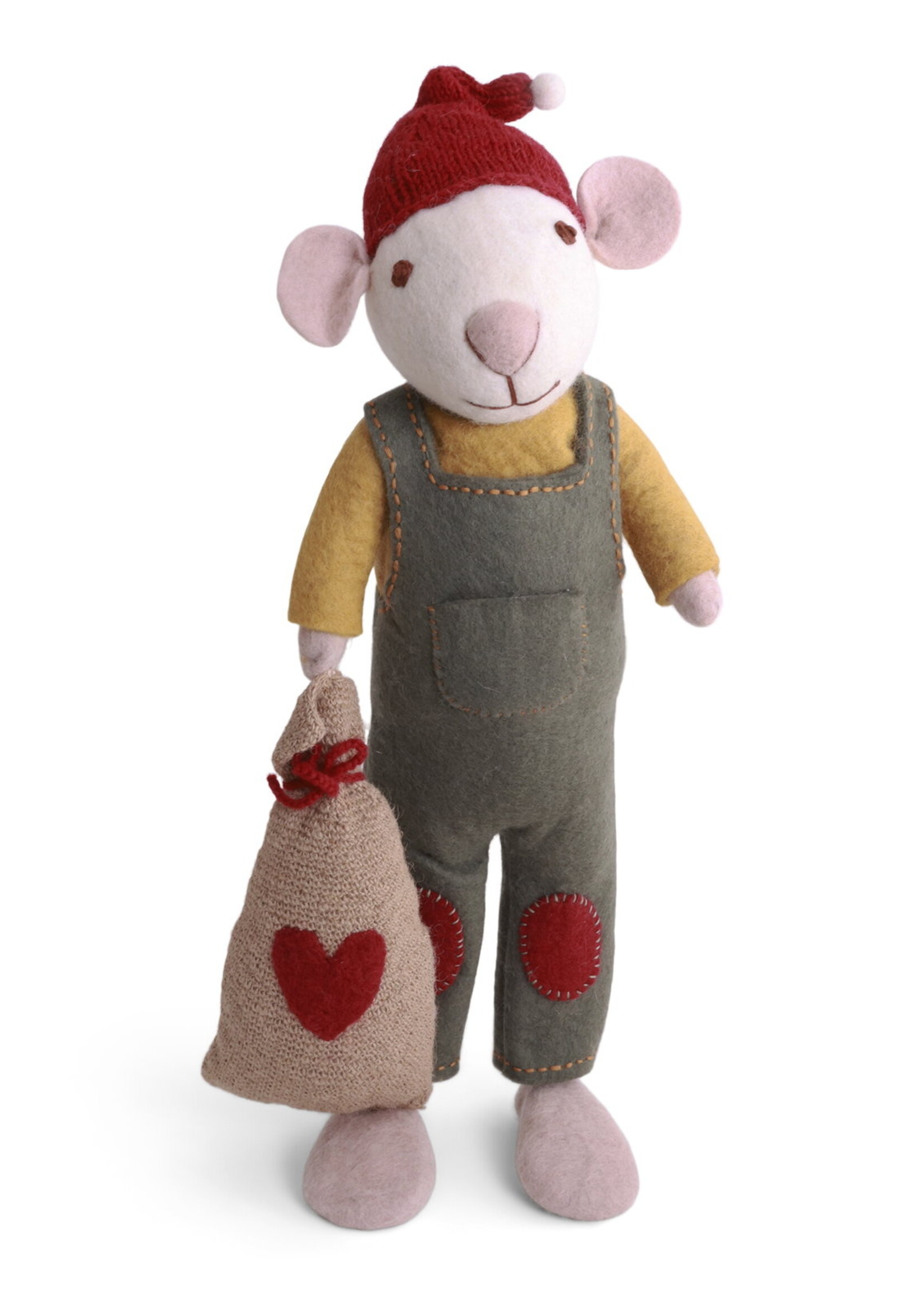 Gry & Sif X-Large White Boy Mouse w/Gift