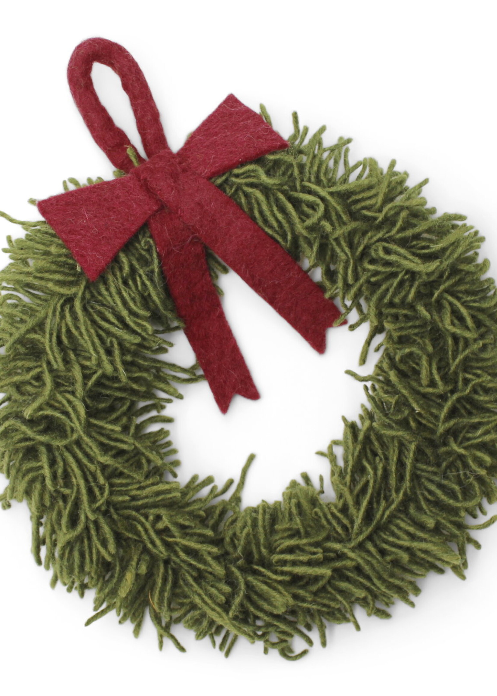 Gry & Sif Small Wreath w/Red Bow