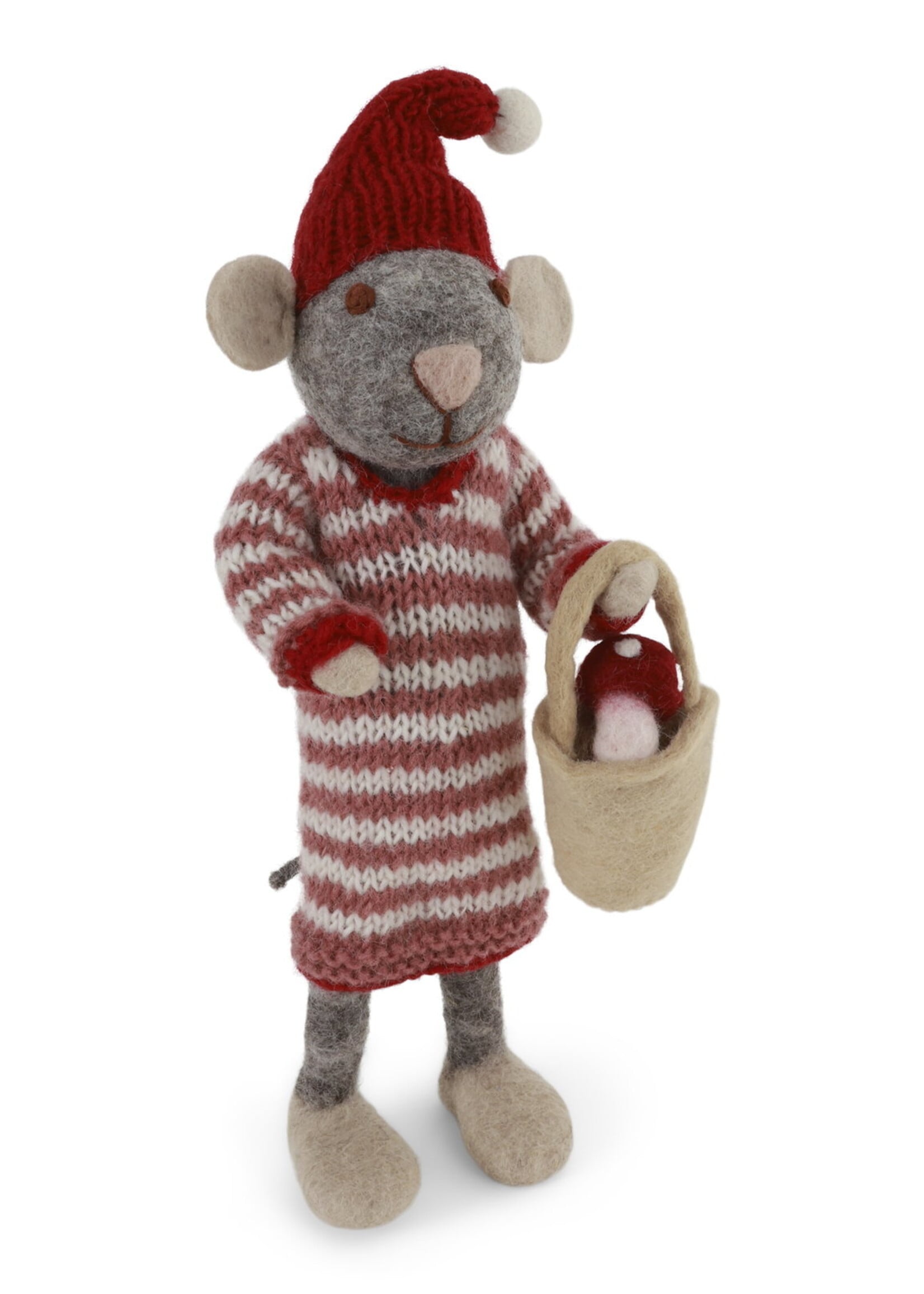 Gry & Sif Medium Grey Girly Mouse in Dre
