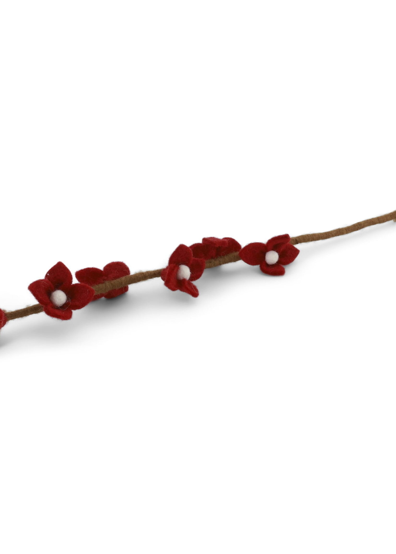 Gry & Sif Dark Red Flower on Stalk