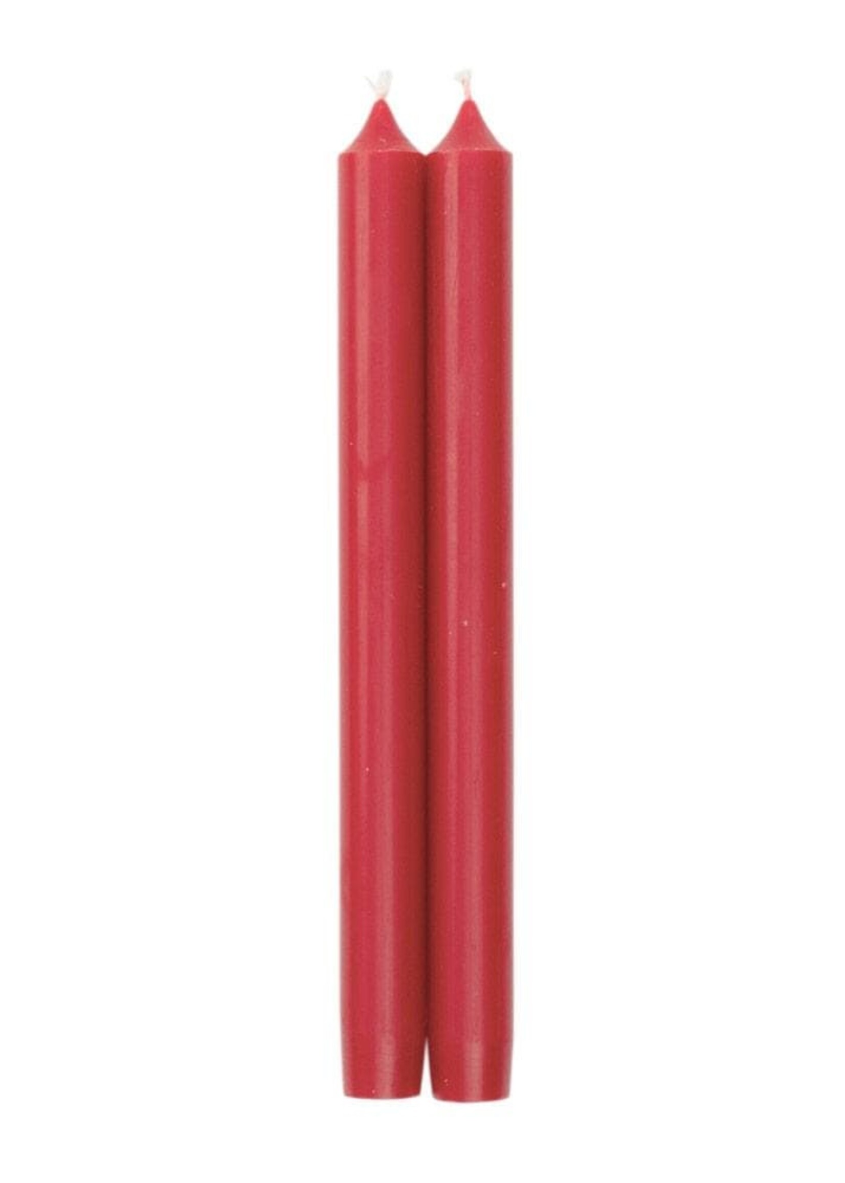 Caspari Duett-Kerzen, Red 25 cm