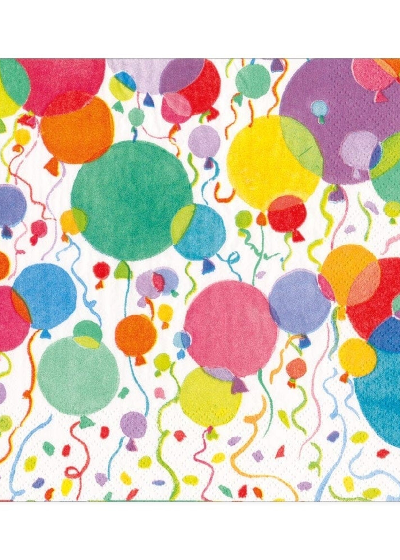 Caspari Serv., White Balloons & confDE