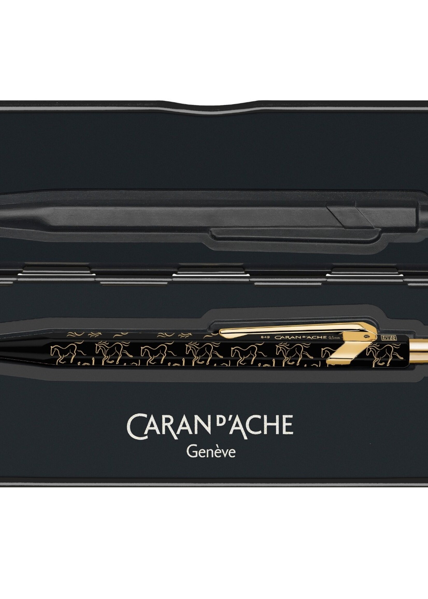 Caran d'Ache Minenhalter 849 Horse Schwarz, 0,5 mm