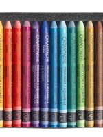 Caran d'Ache Wasservermalbare Wachspastelle Neocolor II, Etui mit 15 Farben