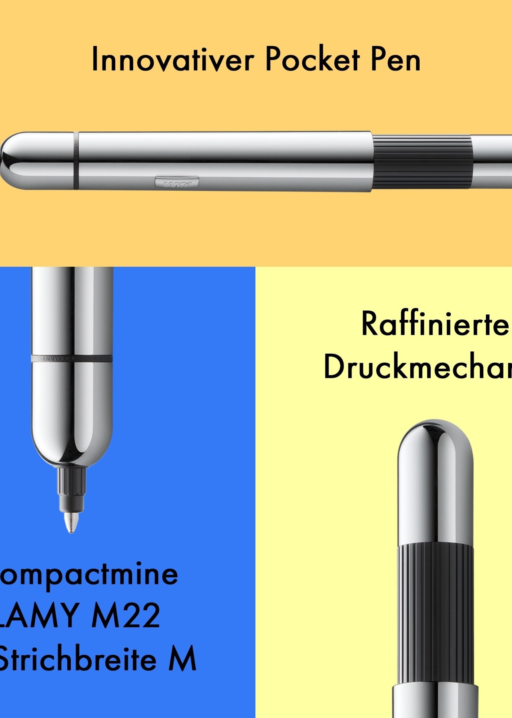 Lamy Kugelschreiber pico Chrom glänzend