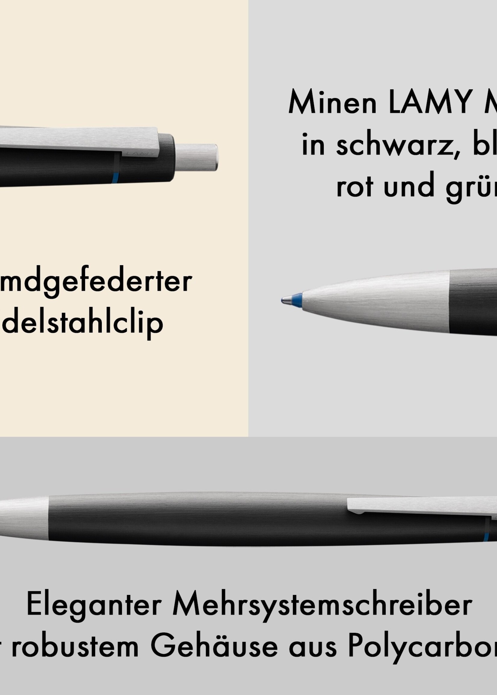 Lamy Kugelschreiber 2000 Schwarz