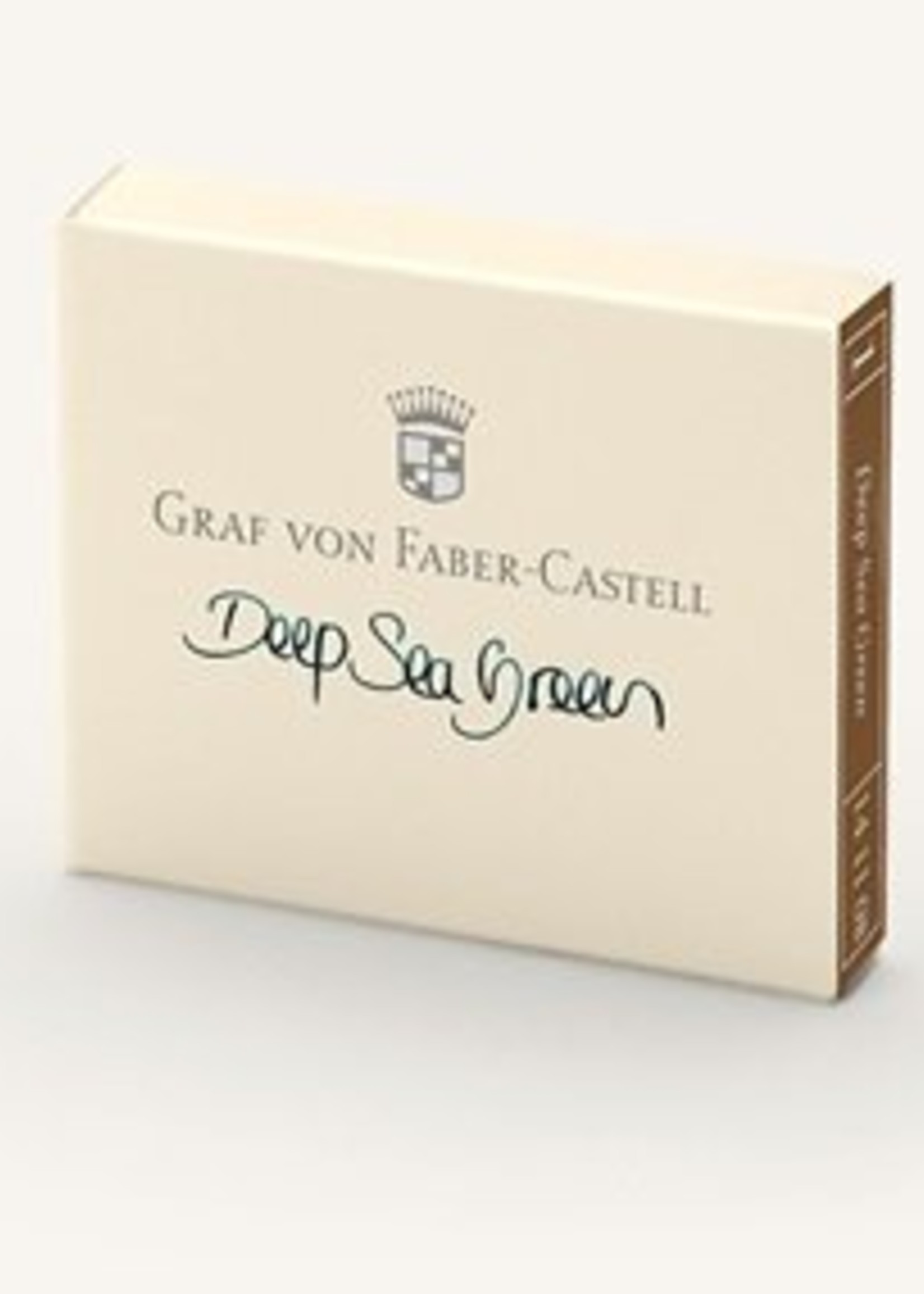 Graf von Faber-Castell GvFC Tintenpatronen 6Stk. Deep Sea Green