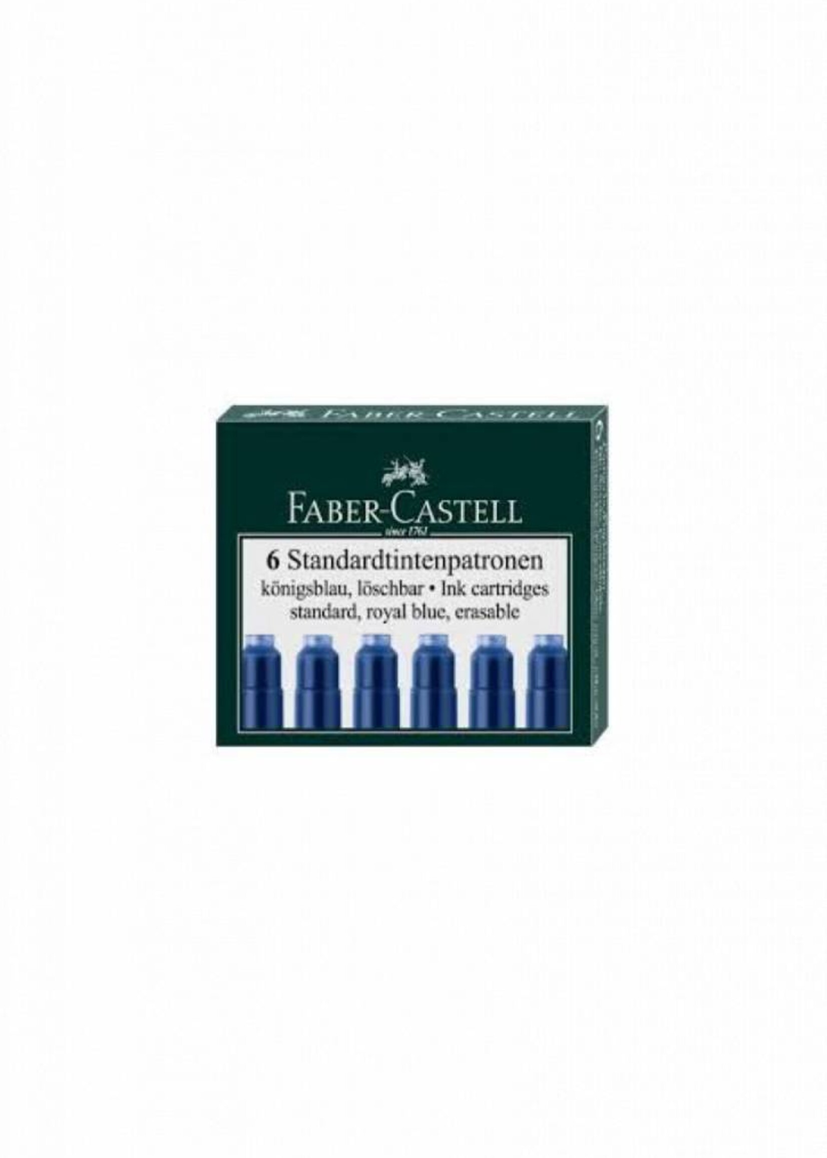 Faber-Castell FC Tintenpatronen Standard königsblau 6er