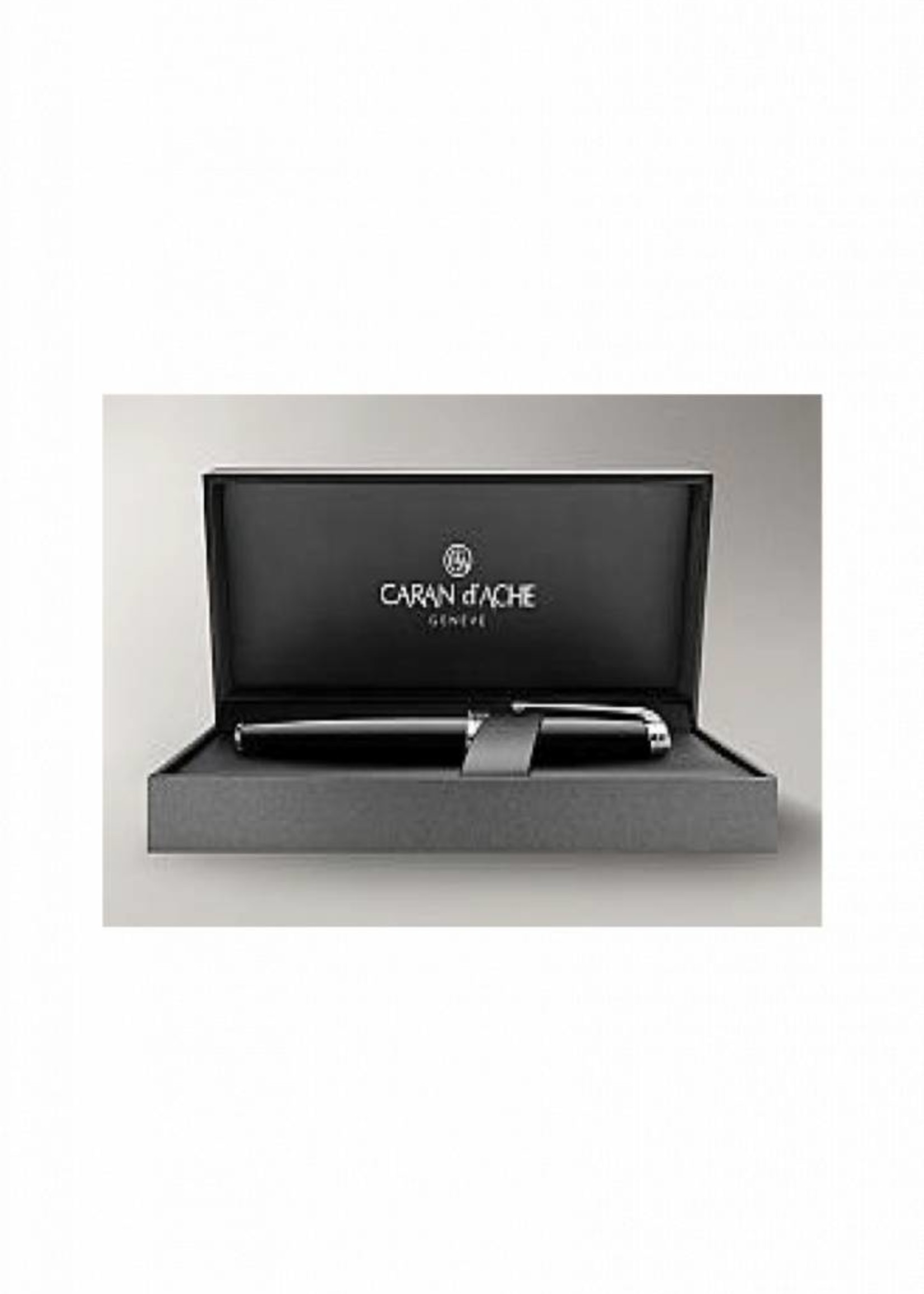 Caran d'Ache Füllfederhalter Léman Bicolor Schwarz, Feder F