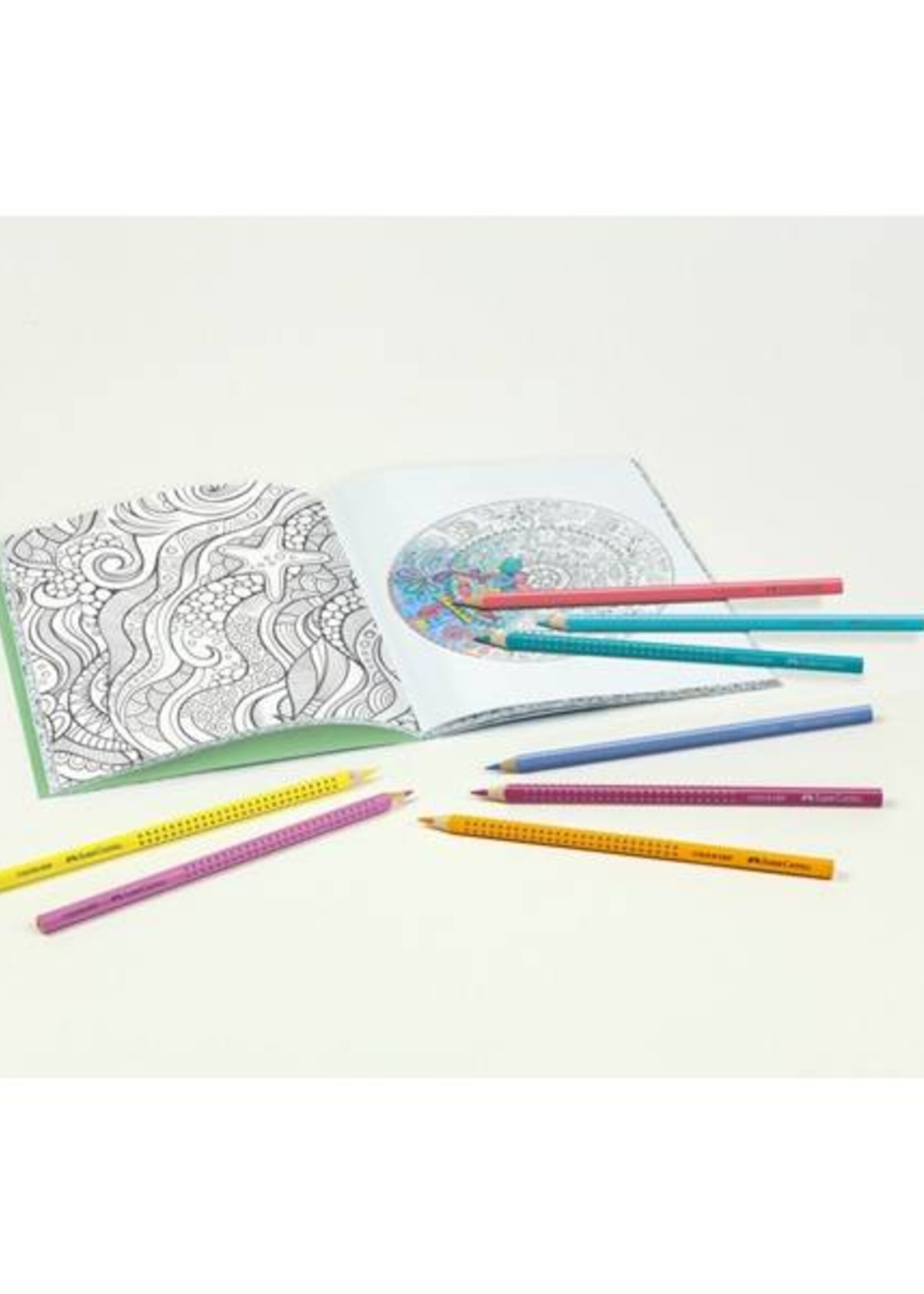 Faber-Castell Ausmalset "Feel Good" mit 8 Colour Grip