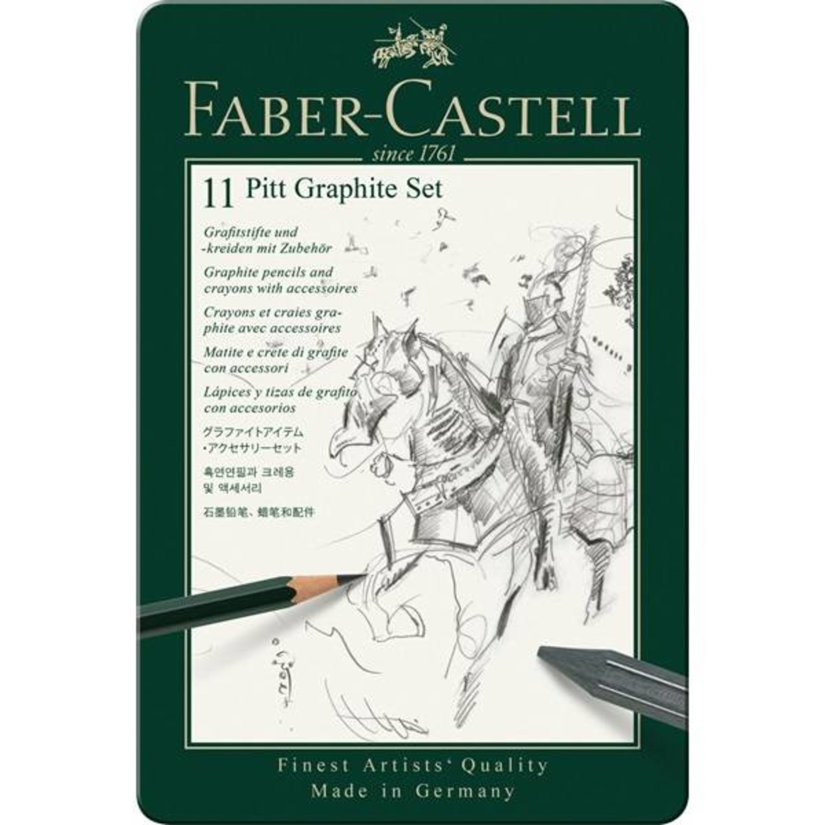 Faber-Castell PITT GRaphit Set klein Metalletui