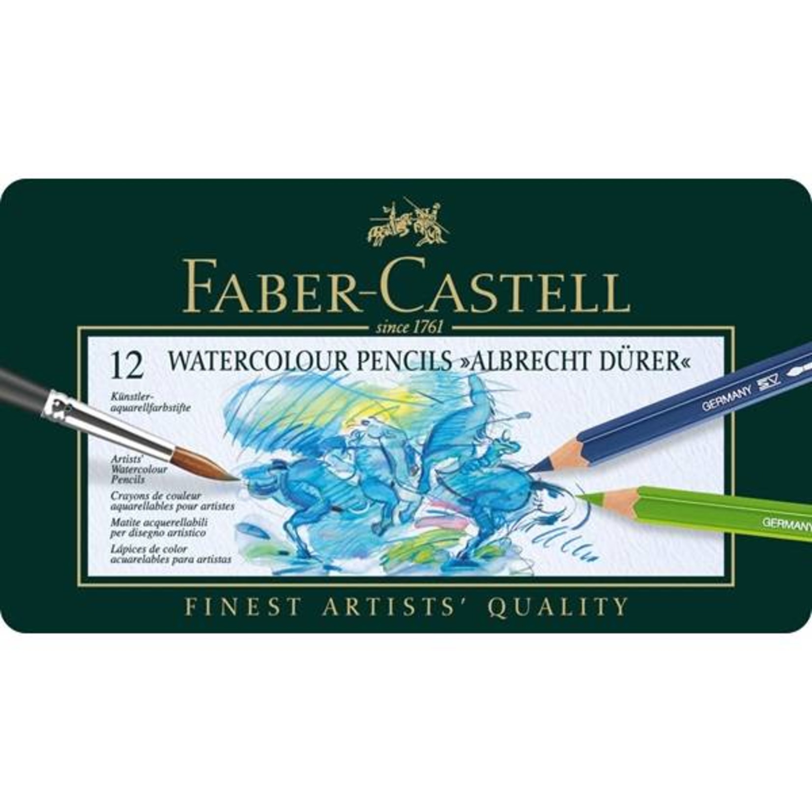 Faber-Castell Faber Castell Aquarellstifte Albrecht Dürer 12Stk im Metalletui