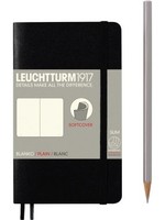 Leuchtturm1917 Notizbuch POCKET A6 SC schwarz blanko