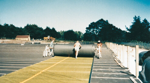 De geschiedenis van kunstgras