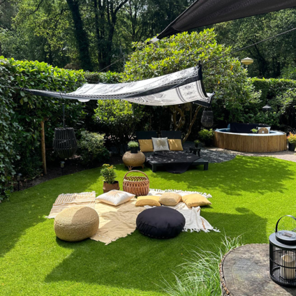 Kunstgras in de tuin