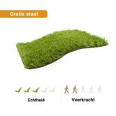 Bestel nu jouw gratis kunstgrasstaal - Kunstgras Uddel 28 mm